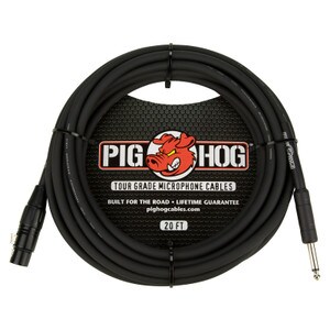 Main product image for Pig Hog PHM20Z 20 ft.Tour Grade Mic Cable HiZ XLR Female to 1/4" TS Male 256-024